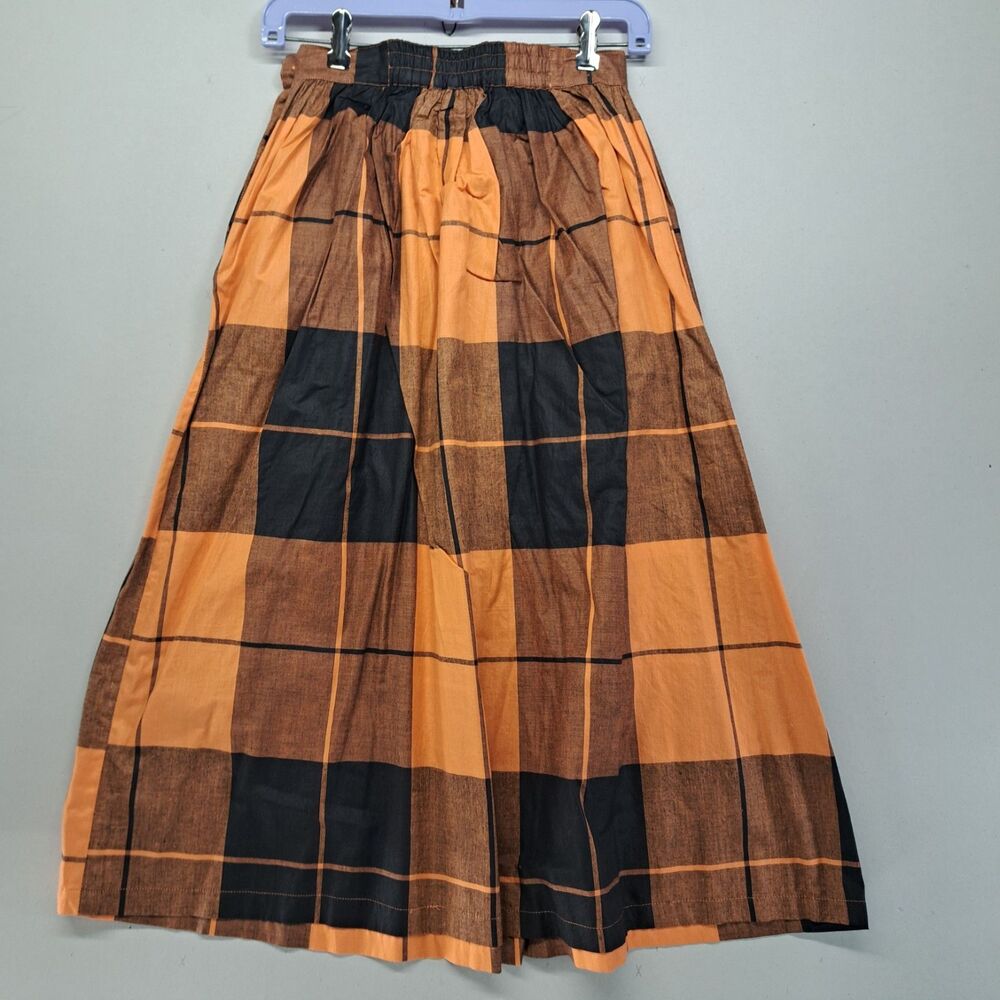 Vintage Long Skirt Lot of 7 Plaid Solid Size 2 XS / S 70s 80s Blake Russ Togs - Picture 15 of 16